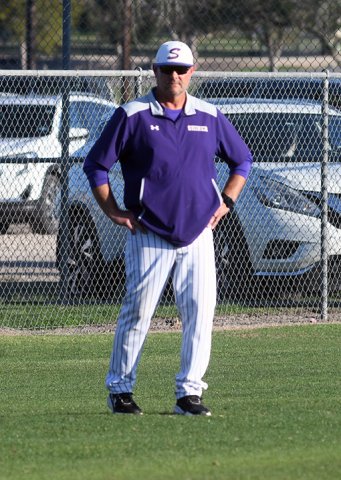 Comanche boss Daniel Boedeker picked up his 500th win as head coach in the March 17 game at Weimar. Photo by Mark Lube. 