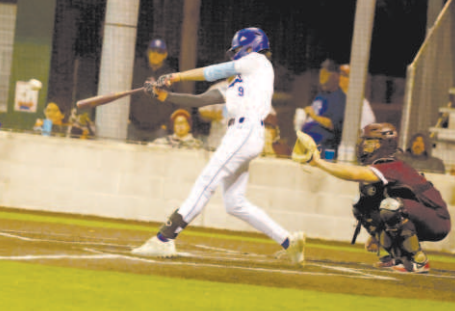 Photo by Chuck Grafe Edward Kubenka had one of Sacred Heart’s three hits in the 1--0 loss to Ganado in the title game.