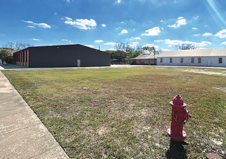 This vacant lot is the proposed location of the new Moulton Police Department home. Photo by Clayton Kelley