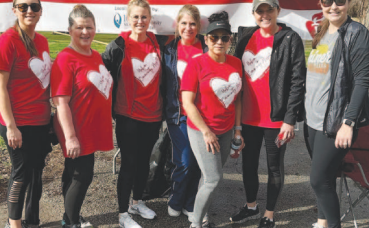 Pictured from left to right are Jenna Knesek, Karen Thomas, Christina Steele, Christina Steele, Monica Griffin, Brenda Oviedo, Lorren Cason, and Meagan Hardin. Contributed photo