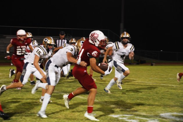 St Paul Football Geneva Dominates Cards 35 12 Lavaca County Today