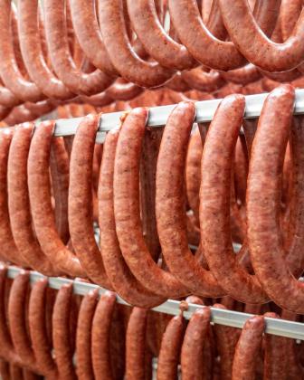 Maeker's original smoked country sausage is still made with the same century-old family recipe that they started with 50 years ago.