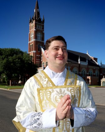 Kapavik will preside over the 5 p.m. mass in Shiner Saturday as his first mass.