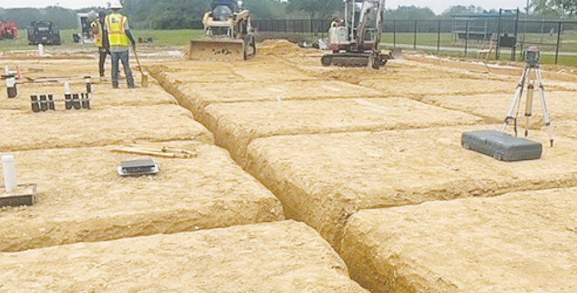 Pictured is the location for the new Elementary School wing of the Sweet Home ISD's Bond Project. Photos courtesy of Sweet Home ISD.