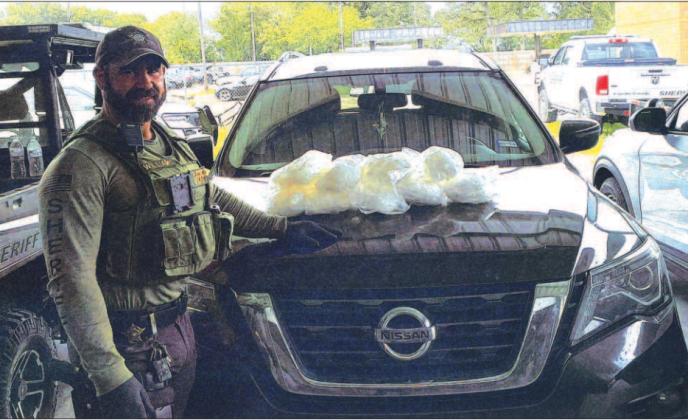 Deputy Williams with drug seizure
