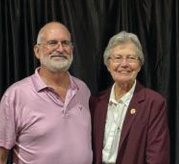 Sacred Heart Catholic School history teacher Trey  Kraatz was recently named the Victoria Diocese High  School Teacher of the Year. Kraatz has worked at SHCS  for the past 36 years. In addition, Sister Mary Jean  Bludau, who has 50 years in Catholic education, was  named the Victoria Diocese Jr. High Teacher of the Year.  Sister Mary Jean is a native of Hallettsville and is the  daughter of the late Bernard (Bernie) and Edna Bludau. Contributed photo