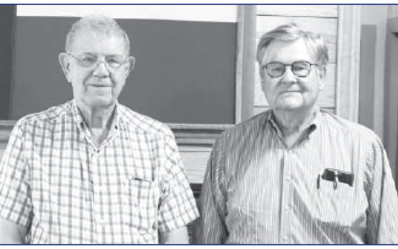 Pictured from left, Tony Janak and James Steffek Photo by Gene Cerny