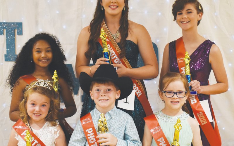 Winners from last year’s Tom Tom Royalty Pageant pose for a picture. Contributed Photo