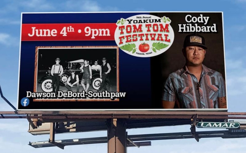 The Cody Hibbard Band will headline the 94th Annual Tom Tom Festival on Saturday, June 4. Courtesy Photo