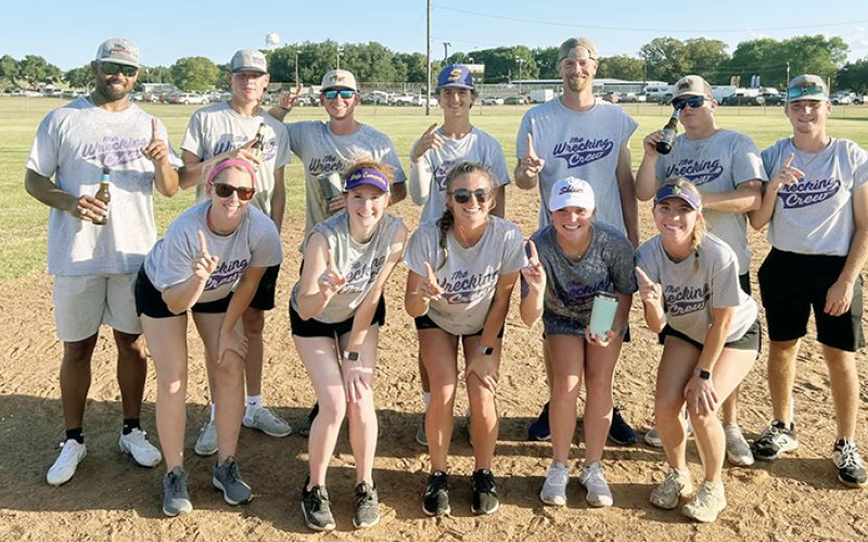 First place: The Wrecking Crew. Photo courtesy of Shiner Half Moon Holidays.