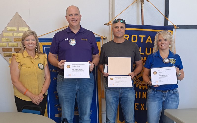 left to right, Melanie Nevlud, Alex Remschel, Jeff Pesek and Brandi Erwin.