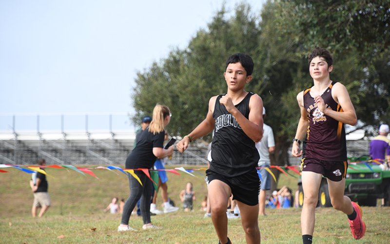 Brayan Colchado had a top 10 individual finish.  Photo by Mark Lube.