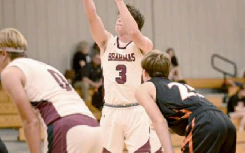 Monte Thigpen shoots a free throw in the victory over Schulenburg November 21. Chuck Grafe/Tribune-Herald