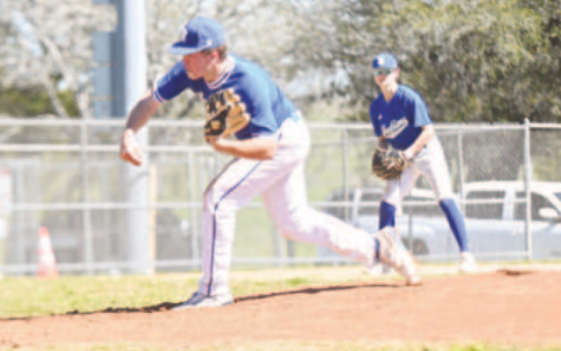 Josh Terry earned the save in Saturday’s victory against Burton. Chuck Grafe/Tribune-Herald