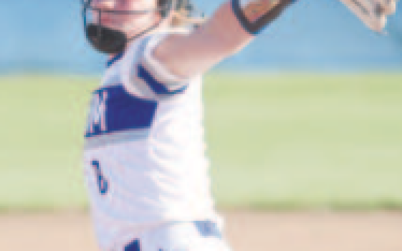 Olivia Fojt makes a pitch at a recent softball game. Photo courtesy of Raymond Rosas.