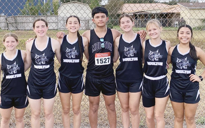 Brayan Colchado and the Kittens girls team are headed to state this weekend. Photo courtesy of Moulton ISD.