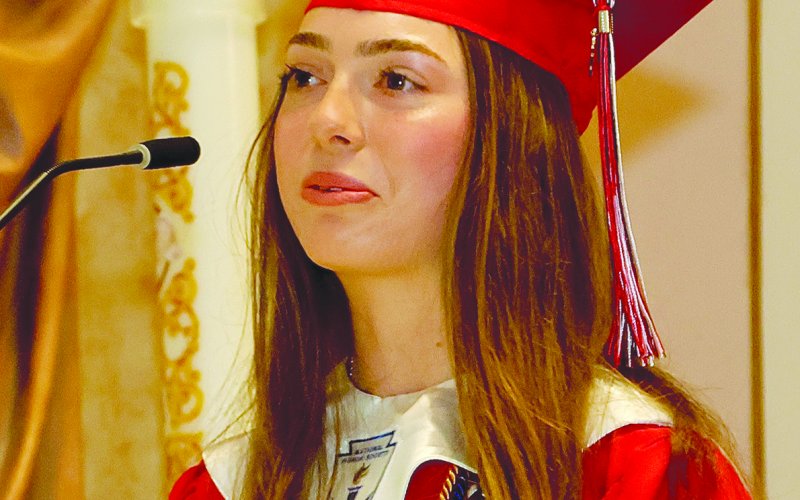 Class history was given by Historian Presley Tuch.