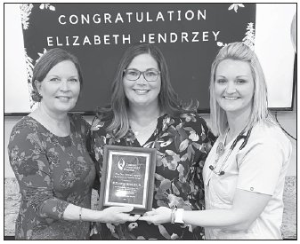 Jendrzey, PA receives CHC Dan Wilford Award