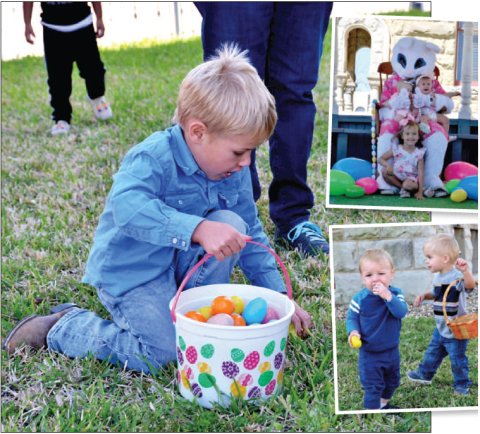 The courthouse egg hunt