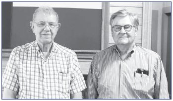 Pictured from left, Tony Janak and James Steffek Photo by Gene Cerny