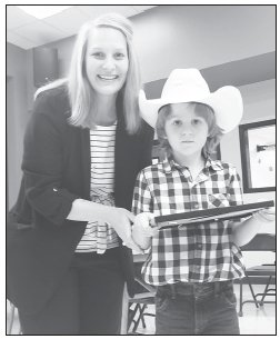 Student is April’s Award of Excellence