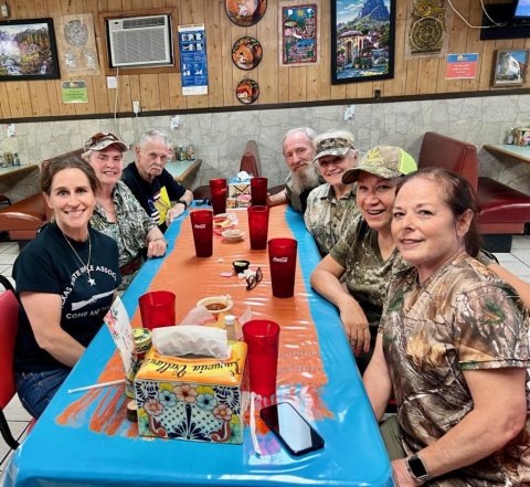Women's Hog Hunt Participants Judy Rhodes, Paula Shipman, Patti Carrel and Connie Hensley pose for a picture at a local diner following their annual hunt held May 20-22, just two days before the Uvalde Massacre occurred on Tuesday, May 24. NRA and, by association, its related state chapters fell under even harsher than usual criticisms in the wake of last week's school shooting, mostly because these citizens didn't cotton to those who attack their constitutional right to bear arms.