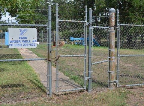 City of Yoakum Water Well No. 4 sits offline Friday, July 15. 