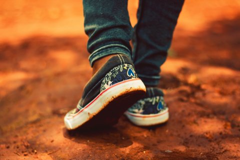 Yoakum Primary School students are required by school dress code to wear tennis shoes and sneakers for the 2022-2023 school year to optimize PE class time. Courtesy Photo