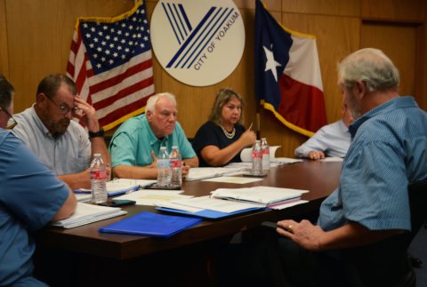Yoakum City Council approved complimentary training for first responders that stay with the City for three years last Tuesday. Photo by Hans Lammeman