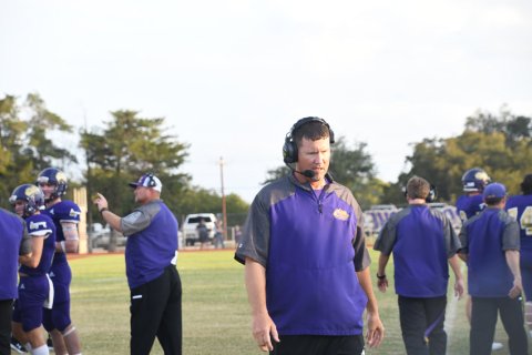 Offensive coordinator Randy Palmer. Photo by Mark Lube.