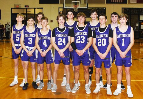 2022-2023 Shiner Comanches 2A Bi District finalists. Photo by Mark Lube.