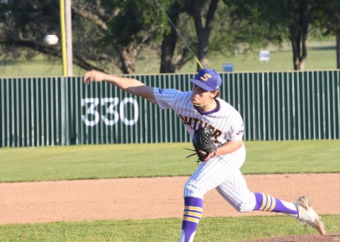 Shiner and Ryan Peterson got run-rule victories against Schulenburg, Ganado last week. Photo by Mark Lube.