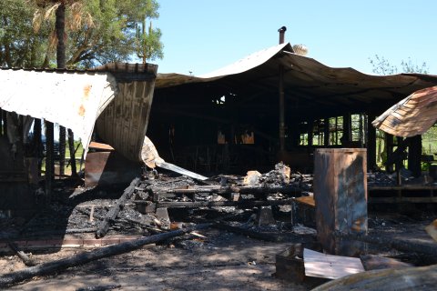 Saguaro Country, was totally demolished Friday, April 14. Photo by Jimmy Appelt