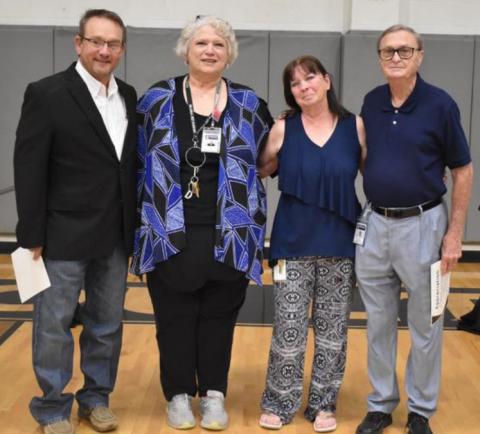 MISD’s 2023 retirees include Coach Steve Blahuta, 28 years in education, 26 at MISD; Mrs. Debbie Rother, 33 years of nursing at MISD; Mrs. Karla Kresta, 21 years in education at MISD, and Mr. Joel Whittington- 45 years in education, 18 at MISD.
