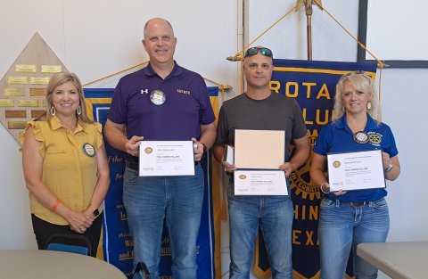 left to right, Melanie Nevlud, Alex Remschel, Jeff Pesek and Brandi Erwin.
