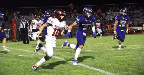 Even if Caden Soliz (10) gets past Bode Werner (3), he will still have to face Drake Cerny (72).  Photos by Mark Lube.