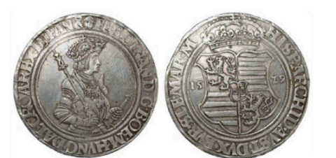 The Jáchymov tolar from 1529. The Tolar is one of the important legacies that Czechs gave to the world.