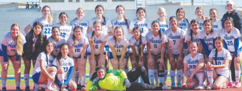 The Yoakum HIgh School (YHS) Lady Bulldog Soccer Team placed third in the Yoakum Tournament. Contributed photo.