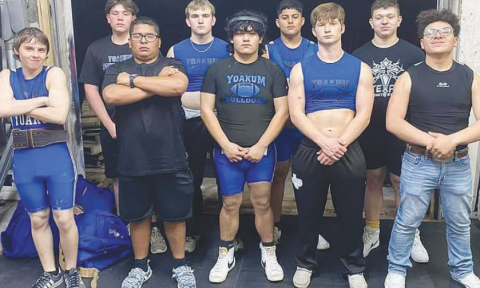 Pictured in the front row from left to right are Brandon Godwin, Jared Ramirez, Jerry Llanas, Colby Jendrzey, and Gabriel Gomez. Pictured in the back row from left to right are Jayden Gonzales, Jack Meyer, Joaquin Varela, and Joel Gomez. Not pictured is River Bergman. Contributed photo.