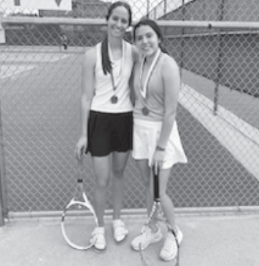 Olivia Etzler, left, and April Leopold. Contributed photo