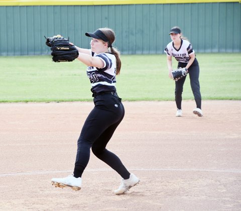 ethany Kram (shown here against St. Paul earlier this season) and the Moulton Kittens made history this season by advancing to the regional finals. Photo by Mark Lube.