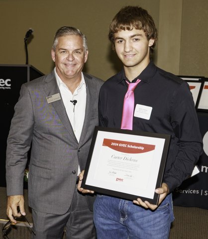 Shiner High School senior Carter Dickens will attend Victoria College in the fall.