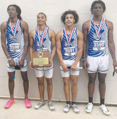 Pictured from left to right are Zach Taylor, Qyion Williams, Trae Cuellar, and X'Zavier Barnett. Contributed photo.