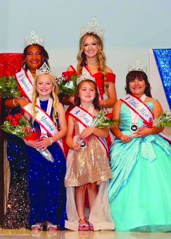 Congratulations to the Shiner Royal Court overall title holders: Miss Shiner Callie Sevcik, Junior Miss Shiner Patricia Price, Young Miss Shiner Scarlett Stefka, Little Miss Shiner Jurnee Perez, and Tiny Miss Shiner Sofie Kvinta.