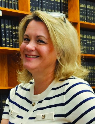 Jo Ann Reeves, newly appointed veterans service officer for Lavaca and Colorado counties. A U.S. Air Force veteran, she met her husband while stationed in Japan, her deployment immediately following her own service in Saudi Arabia during the Gulf War in the early 1990s.