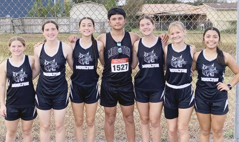  Brayan Colchado and the Kittens girls team are headed to state this weekend. Photo courtesy of Moulton ISD.