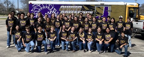 Row 1: Kadilaya Lecon, Garrett Fric, Kingston Hernandez, Wynstan Herrell, Aubrianah Schaefer, Trista Furrh, Alaina Sofka, Ellie Migl, Paytyn Molnoskey, Crisceleste Balderas, and Blaze Othold; Row 2: Luke Polasek, Mathew Hernandez, Milo Sykora-Cutchen, Anna Ashcraft, Patricia Price, Kayden Chrismon, Sophia Collette, Raelynn Brown, Hailey Malina, Reese Lyons, Delaynee Kalina, Aleeah Garcia, Killian McDonald, and Arthur Elias; Row 3: Domingo Rosales, Hannah Coleman, Aaleyah Flowers, Addison Ulcak, Paisley Todd