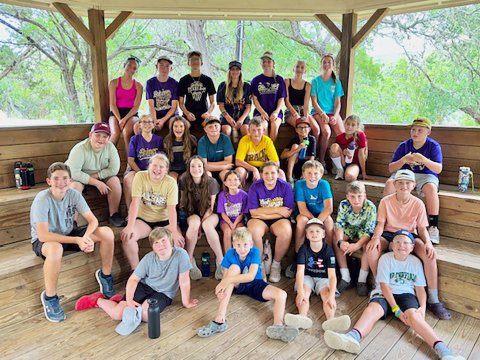 Pictured are campers from Shiner who made it home safe after flooding left them stranded at their camp near Kerrville.