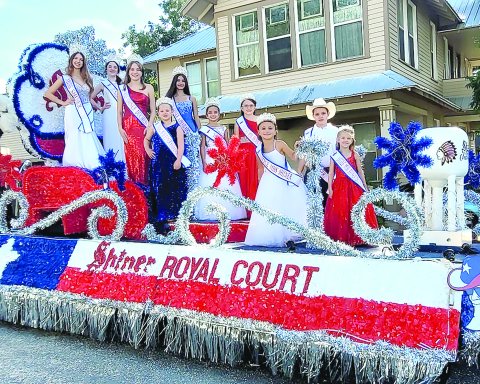 The Shiner Royal Court made the short journey north to Moulton on Saturday, July 26, to join in the festivities of the annual Moulton Jamboree. Representing the Shiner community with pride, the Royal Court returned home with top honors earning 1st Place Chamber of Commerce in the parade competition. The next stop for the Shiner Royal Court will be in Schulenburg on Saturday, August 2, as they continue their tour of community celebrations across the region.