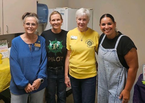 left to right, Myra Zumwalt, Lisa Stafford, Sharon Flannery and Tanya Gamez.